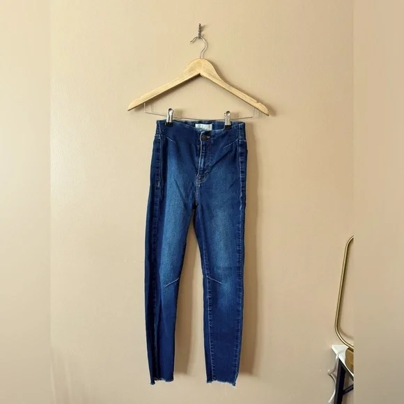 We The Free Stretch Skinny Jean SZ 26 Blue - Picture 1 of 8
